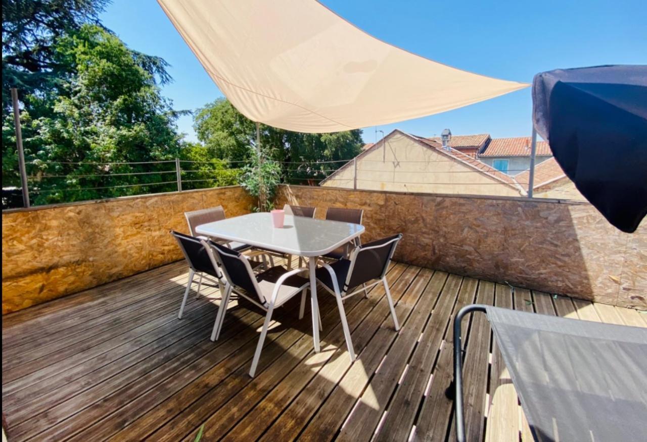 Апартаменты T3 En Duplex Pour 6 Pers Bien Place Terrasse Et Parking Inclus Тулуза Экстерьер фото
